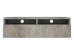 Mueble de TV con cajón - 100 cm - gris - REDNAW