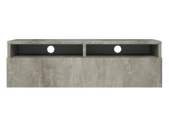Mueble de TV con cajón - 100 cm - gris - REDNAW