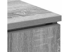 Mueble de TV con LED Gris sonoma 100 x 38 x 49 cm