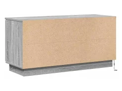Mueble de TV con LED Gris sonoma 100 x 38 x 49 cm