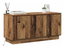 Mueble de TV con LED Madera Vieja 100 x 38 x 49 cm