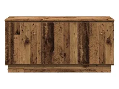 Mueble de TV con LED Madera Vieja 100 x 38 x 49 cm
