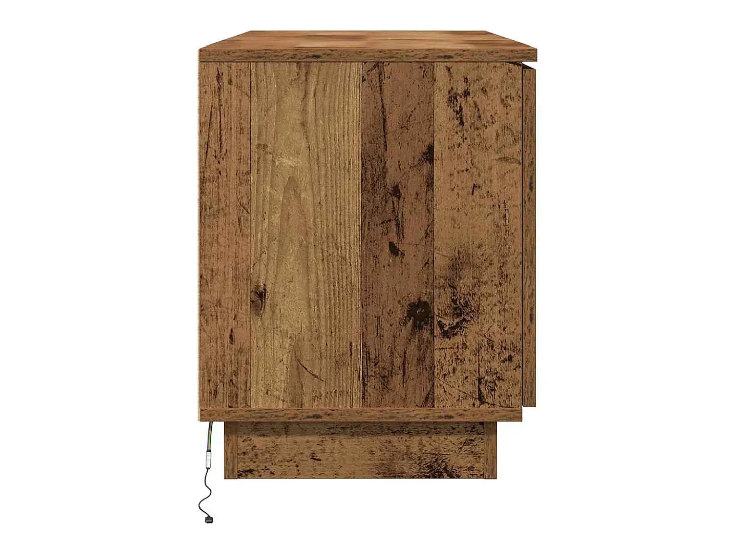 Mueble de TV con LED Madera Vieja 100 x 38 x 49 cm