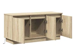 Mueble de TV con LED Roble Sonoma 100 x 38 x 49 cm