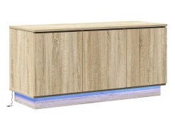 Mueble de TV con LED Roble Sonoma 100 x 38 x 49 cm