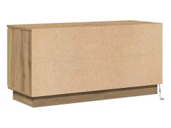 Mueble de TV con LED Roble artisan 100 x 38 x 49 cm