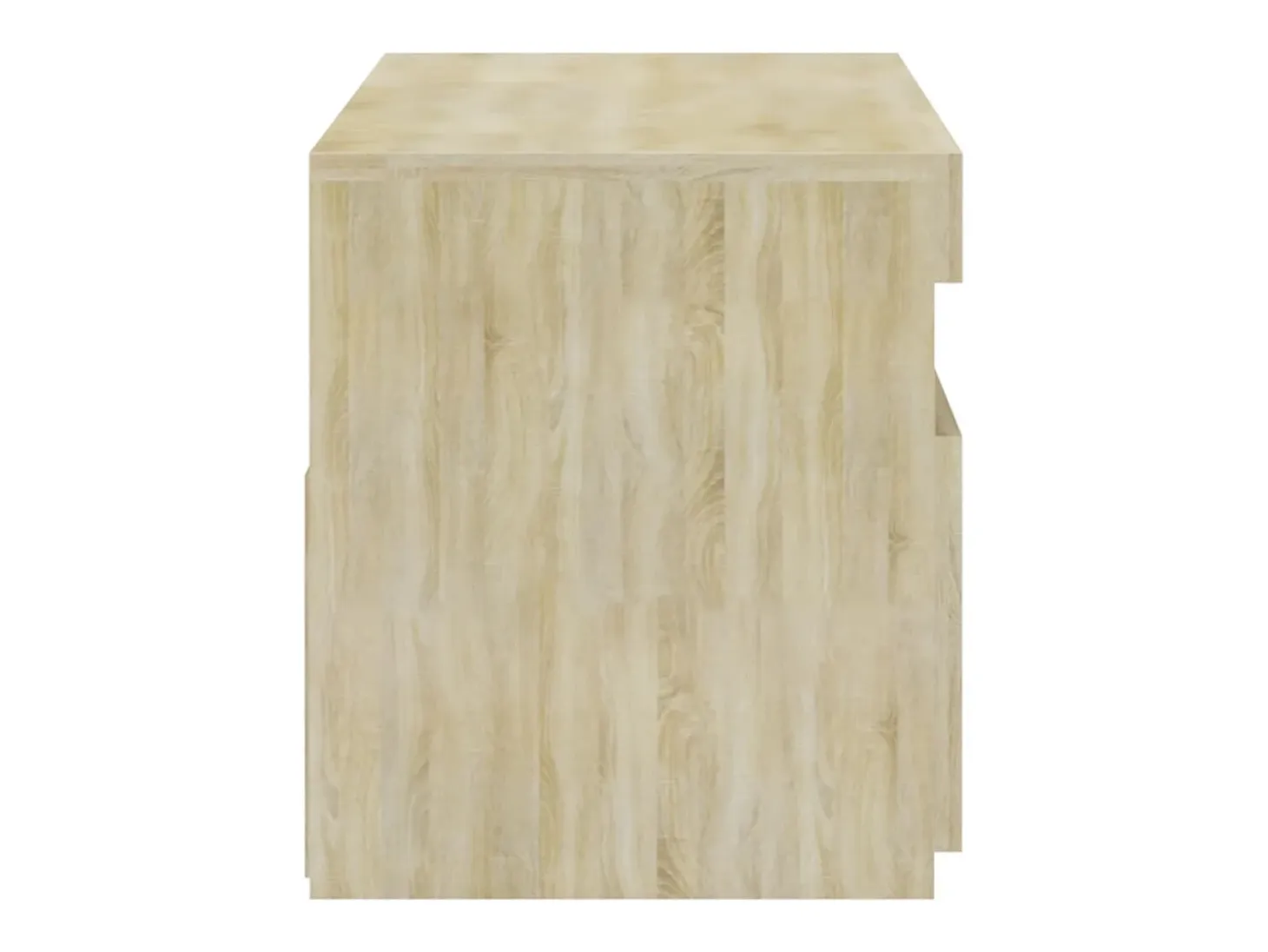 Mueble de TV con luces LED roble Sonoma 75x35x40 cm