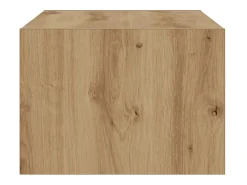 Mueble de TV con luces LED roble artisan 75x35,5x25 cm