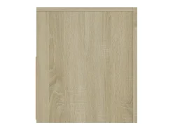 Mueble de TV con luces LED roble Sonoma 120x35x40 cm