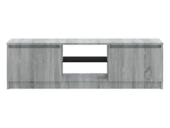 Mueble de TV con luces LED gris Sonoma 120x30x35,5 cm