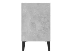 Mueble de TV con patas metal gris hormigón 103,5x30x50 cm