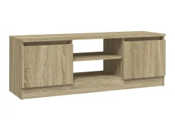 Mueble de TV con puerta roble Sonoma 102x30x36 cm ES24540