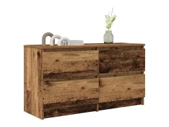 Mueble de TV de madera antigua 100x35x54 cm Madera ingeniería