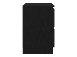 Mueble de TV de madera de ingeniería negro 40x35x54 cm