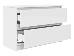 Mueble de TV de madera de ingeniería blanco 80x35x54 cm