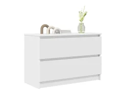Mueble de TV de madera de ingeniería blanco 80x35x54 cm