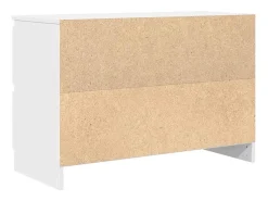 Mueble de TV de madera de ingeniería blanco 80x35x54 cm