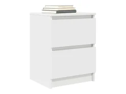 Mueble de TV de madera de ingeniería blanco 40x35x54 cm