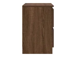 Mueble de TV de madera de roble marrón 40x35x54 cm