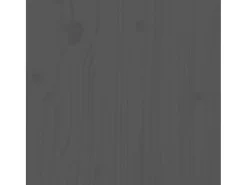 Mueble de TV de madera maciza de pino gris 80x34x35 cm