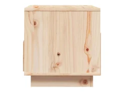 Mueble de TV de madera maciza de pino 60x35x37 cm