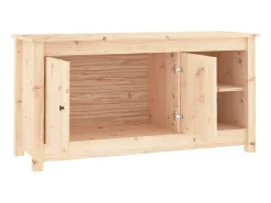 Mueble de TV de madera maciza de pino 103x36,5x52 cm ES94960