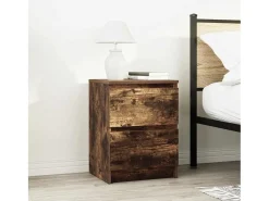 Mueble de TV de roble ahumado 40x35x54 cm Madera de ingeniería