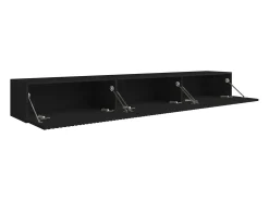 Mueble de TV flotante con 3 puertas - Negro - DANTAY de Pascal Morabito