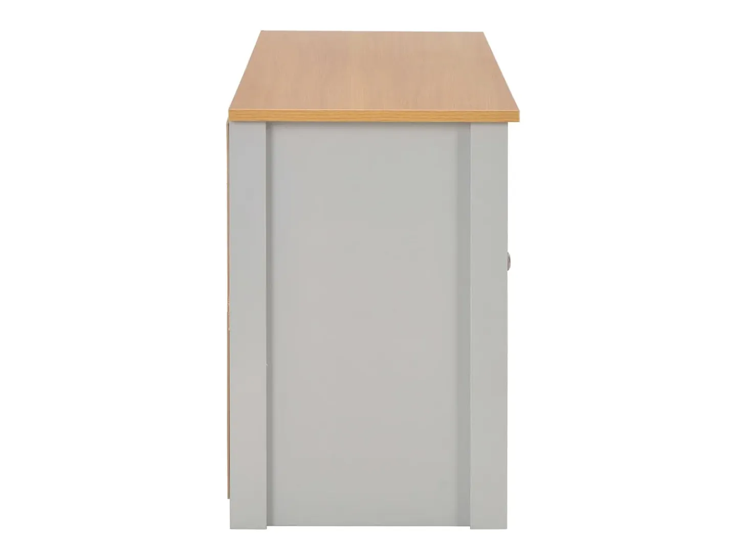 Mueble de TV gris 120x39x58 cm