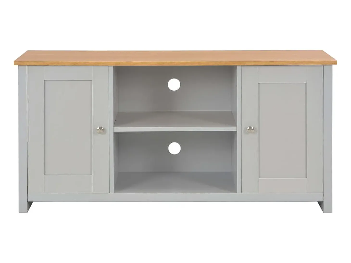 Mueble de TV gris 120x39x58 cm