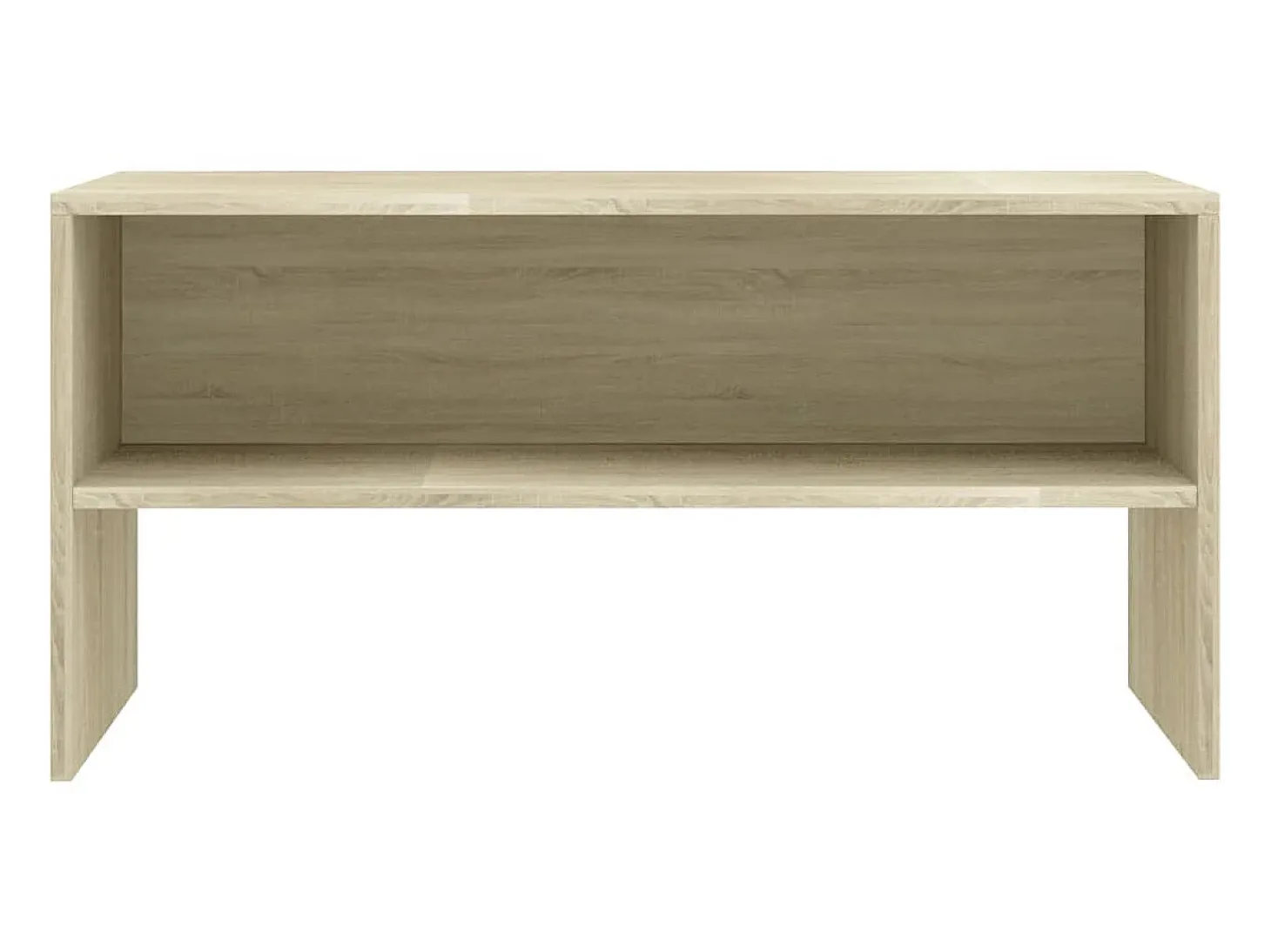 Mueble de TV madera contrachapada roble Sonoma 80x40x40cm ES26317