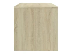 Mueble de TV madera contrachapada roble Sonoma 80x40x40cm ES26317