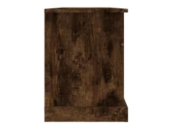 Mueble de TV madera contrachapada roble ahumado 99,5x35,5x48 cm