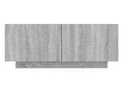 Mueble de TV madera contrachapada gris Sonoma 100x35x40 cm ES79185