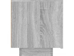 Mueble de TV madera contrachapada gris Sonoma 100x35x40 cm ES79185