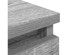 Mueble de TV madera contrachapada gris Sonoma 100x35x54 cm