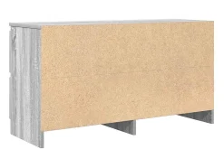 Mueble de TV madera contrachapada gris Sonoma 100x35x54 cm
