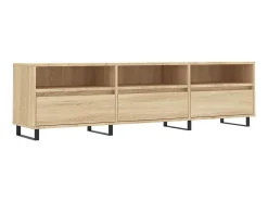Mueble de TV madera contrachapada roble Sonoma 150x30x44,5 cm ES88638