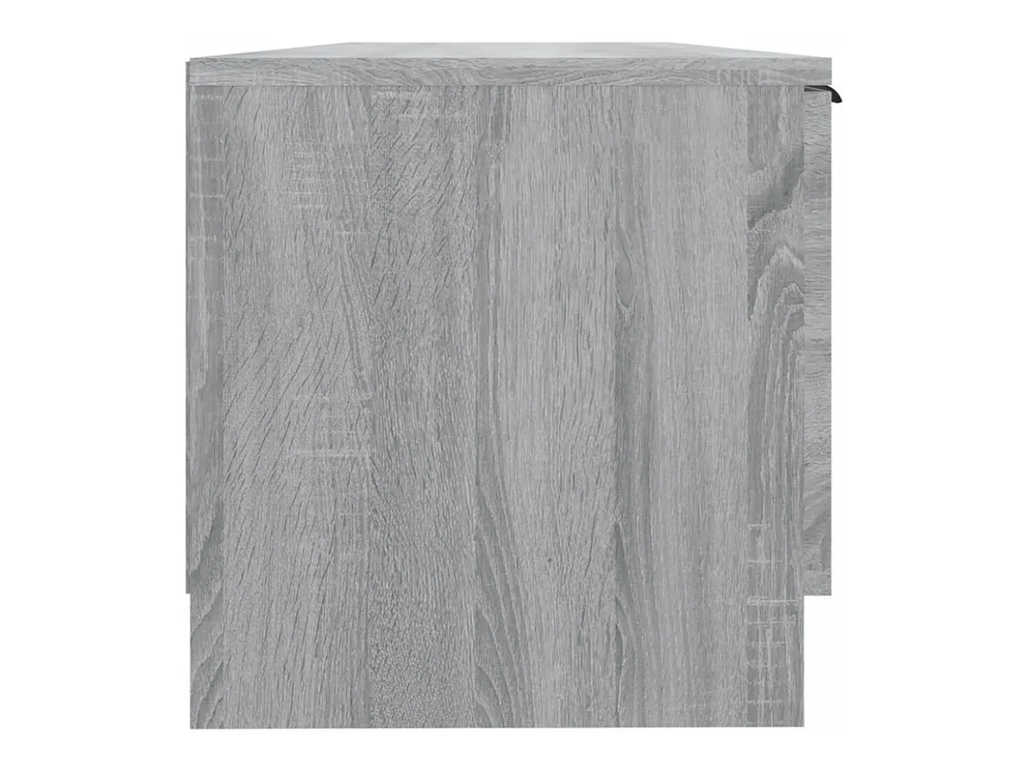 Mueble de TV madera contrachapada gris Sonoma 102x35x36,5 cm