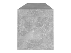 Mueble de TV madera contrachapada gris hormigón 120x30x40,5 cm