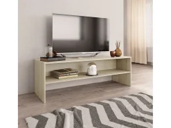 Mueble de TV madera contrachapada roble Sonoma 120x40x40cm