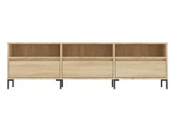 Mueble de TV madera contrachapada roble Sonoma 150x30x44,5 cm