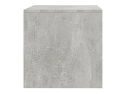 Mueble de TV madera contrachapada gris hormigón 80x40x40 cm ES720800