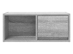 Mueble de TV madera contrachapada gris Sonoma 60x31x25,5 cm