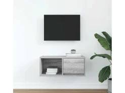 Mueble de TV madera contrachapada gris Sonoma 60x31x25,5 cm