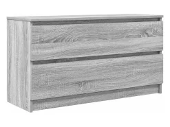 Mueble de TV madera contrachapada gris Sonoma 100x35x54 cm
