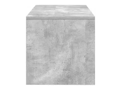 Mueble de TV madera contrachapada gris hormigón 80x40x40 cm