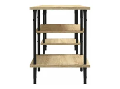 Mueble de TV madera contrachapada roble Sonoma 102x35x45,5 cm