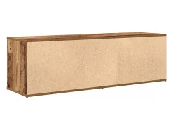 Mueble de TV madera contrachapada envejecida 120x34x37 cm