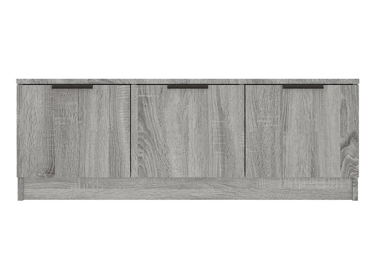 Mueble de TV madera contrachapada gris Sonoma 102x35x36,5 cm
